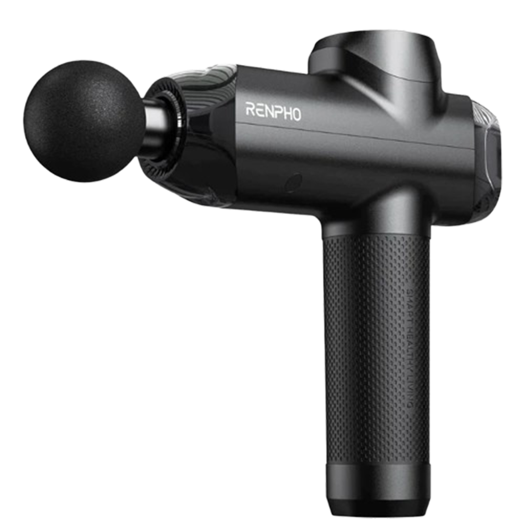 The RENPHO Power Massage Gun stands out as a massage gun, offering robust construction and powerful percussion therapy for deep muscle relief.
