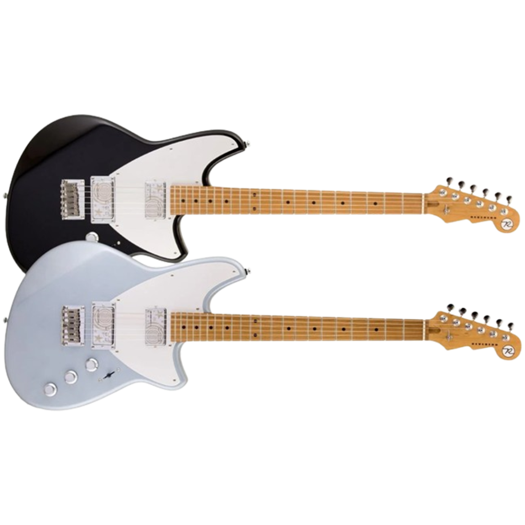 The Reverend Billy Corgan Z-One series, featuring an array of finishes, stands out with its unique artist-designed features among the electric guitars.