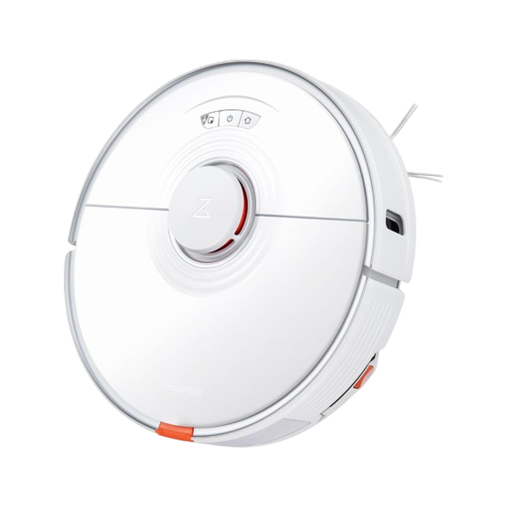 The Roborock S7 robot vacuum is equipped with high-efficiency vacuuming and mopping capabilities, providing a thorough and versatile floor cleaning solution.