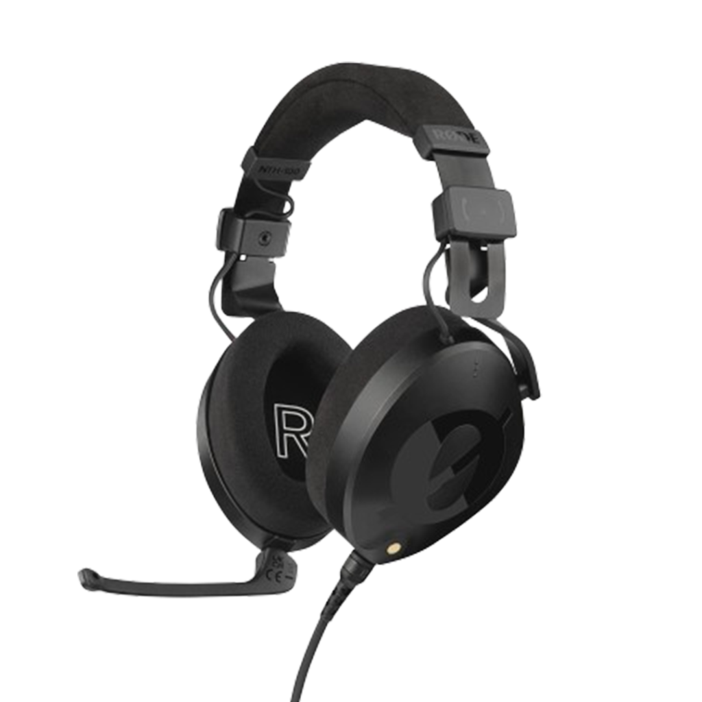 Rode NTH-100 studio headphones are praised for their flat frequency response, offering an accurate monitoring experience for mixing professionals.
