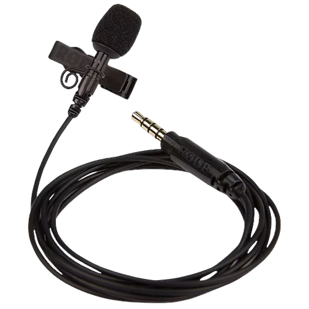 The RODE SmartLav+ lavalier microphone, with its plug-and-play simplicity, is ideal for smartphone filmmaking, making it one of the microphones for on-the-go recording.