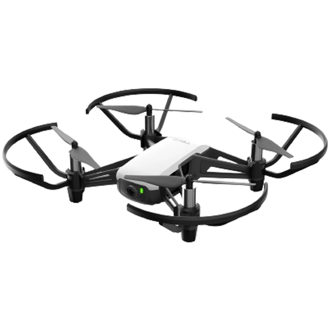 The Ryze Tello is a compact and budget-friendly option for beginners looking to start with a drone that features an integrated camera.