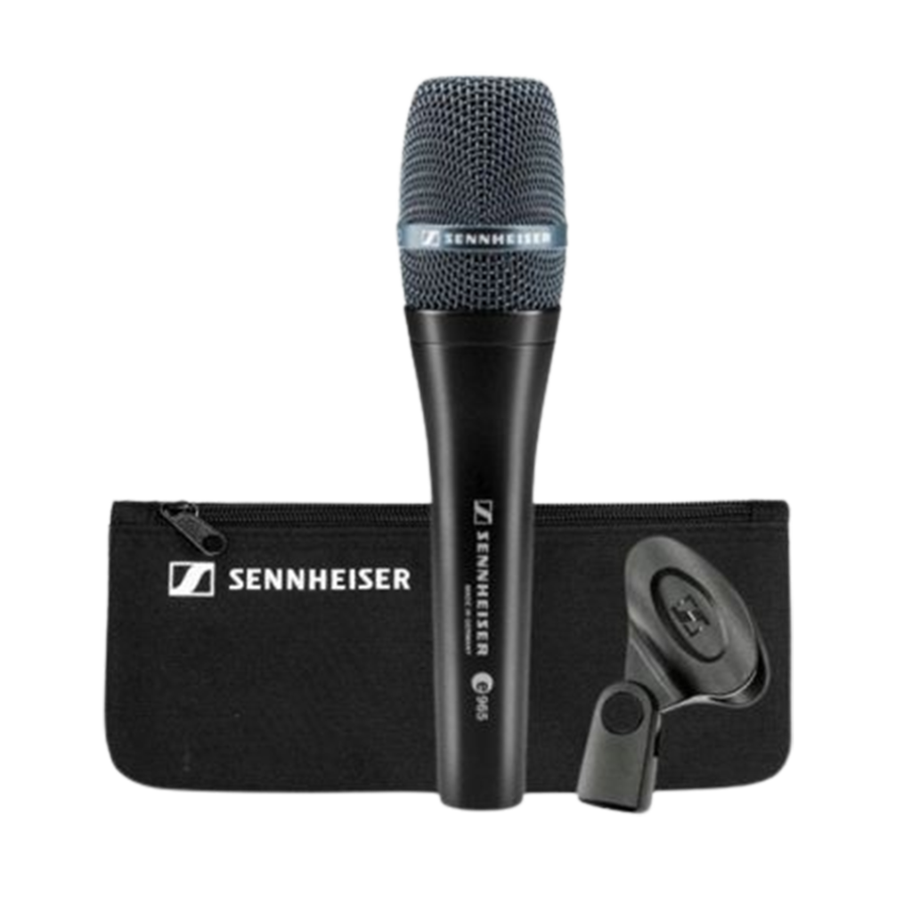 Elevate your vocal tracks with the Sennheiser e965 microphone, featuring a large-diaphragm and switchable pickup patterns for versatile studio recording.
