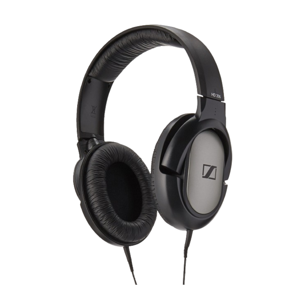Sennheiser HD-206 studio headphones are preferred by mixing experts for their reliable performance and superior audio clarity.