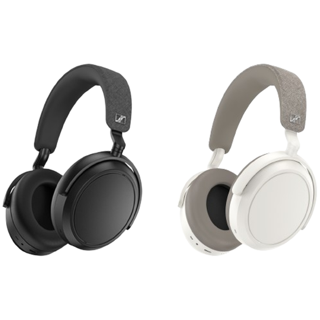 Sennheiser Momentum 4 Wireless headphones featuring a stylish and ergonomic design for all-day comfort and superior sound quality.