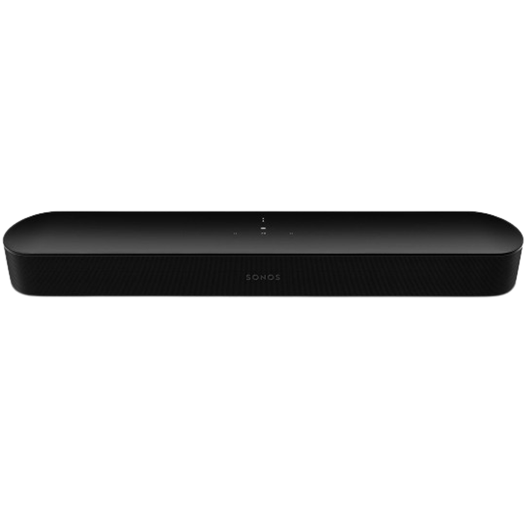 The Sonos Beam (Gen 2) soundbar, showcasing sleek design and Alexa compatibility for an immersive audio experience in smart homes.