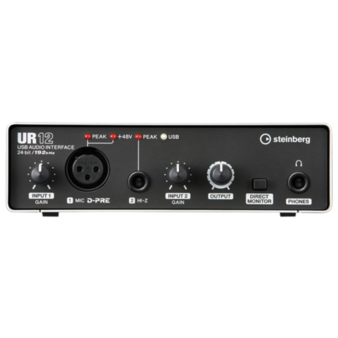 The Steinberg UR12 is a budget-friendly audio interface that doesn't compromise on sound detail and quality.