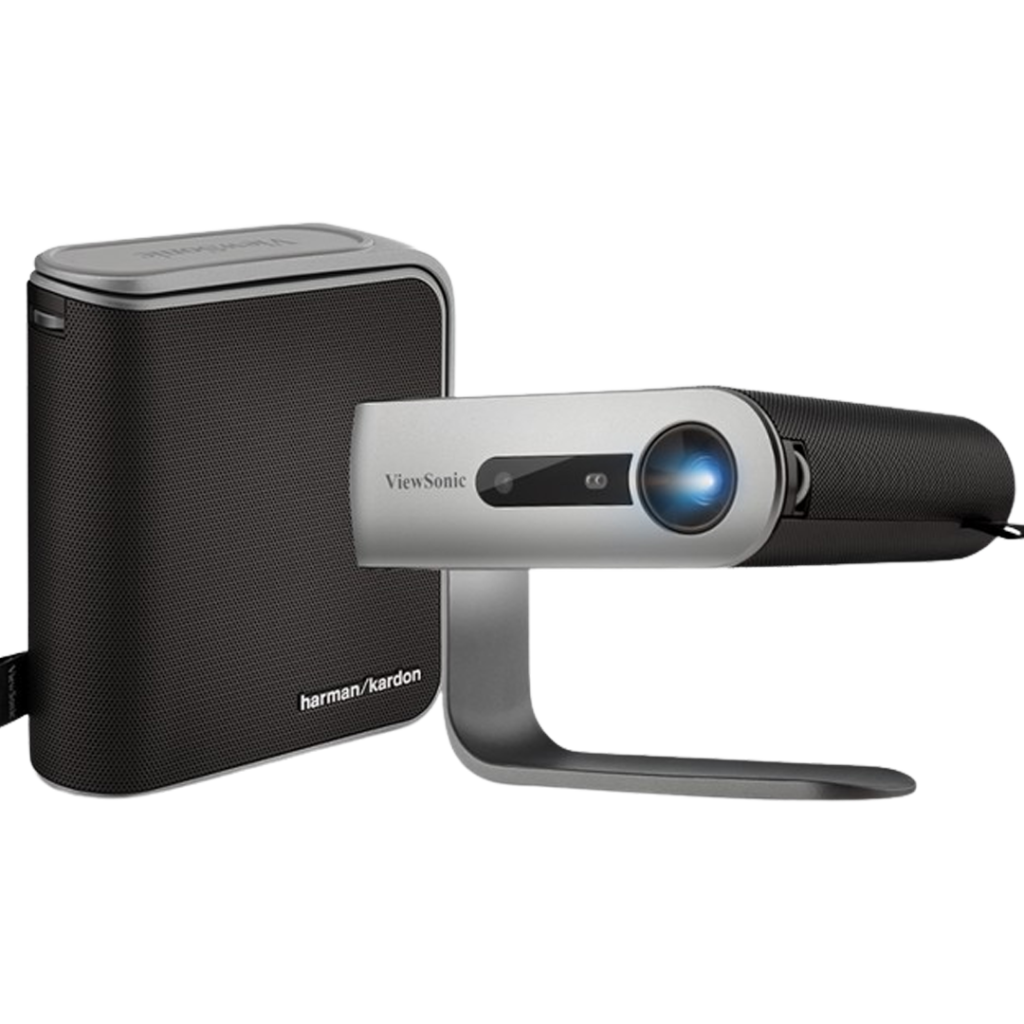 The ViewSonic M1+ redefines the portable projector with its exceptional battery life and immersive audio-visual performance.