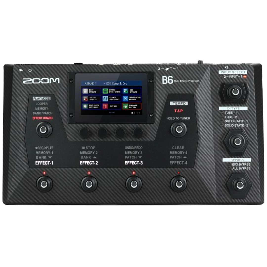 The Zoom B6 showcases advanced technology and versatility, making it a leading contender for the multi-effects pedal in the market.