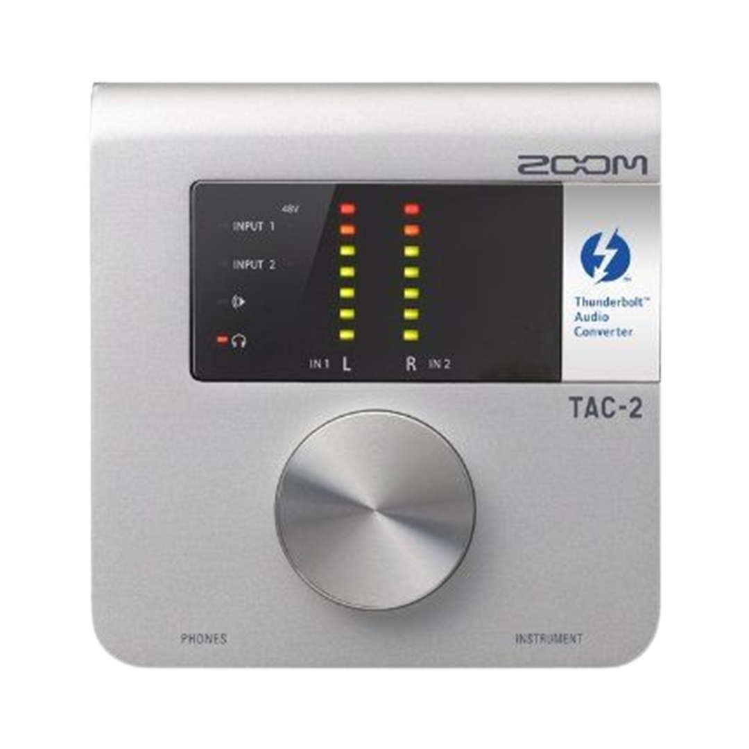 The Zoom TAC-2 provides reliable, high-quality audio I/O with Thunderbolt connectivity, a strong option for anyone seeking the audio interface.