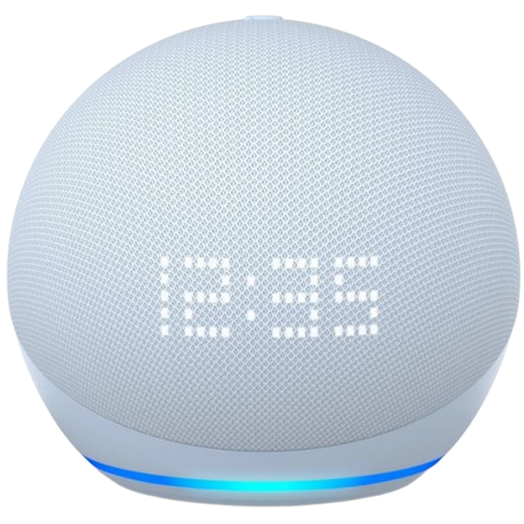 The compact Amazon Echo Dot with Clock is a top contender for best smart hubs, providing time display and smart features.