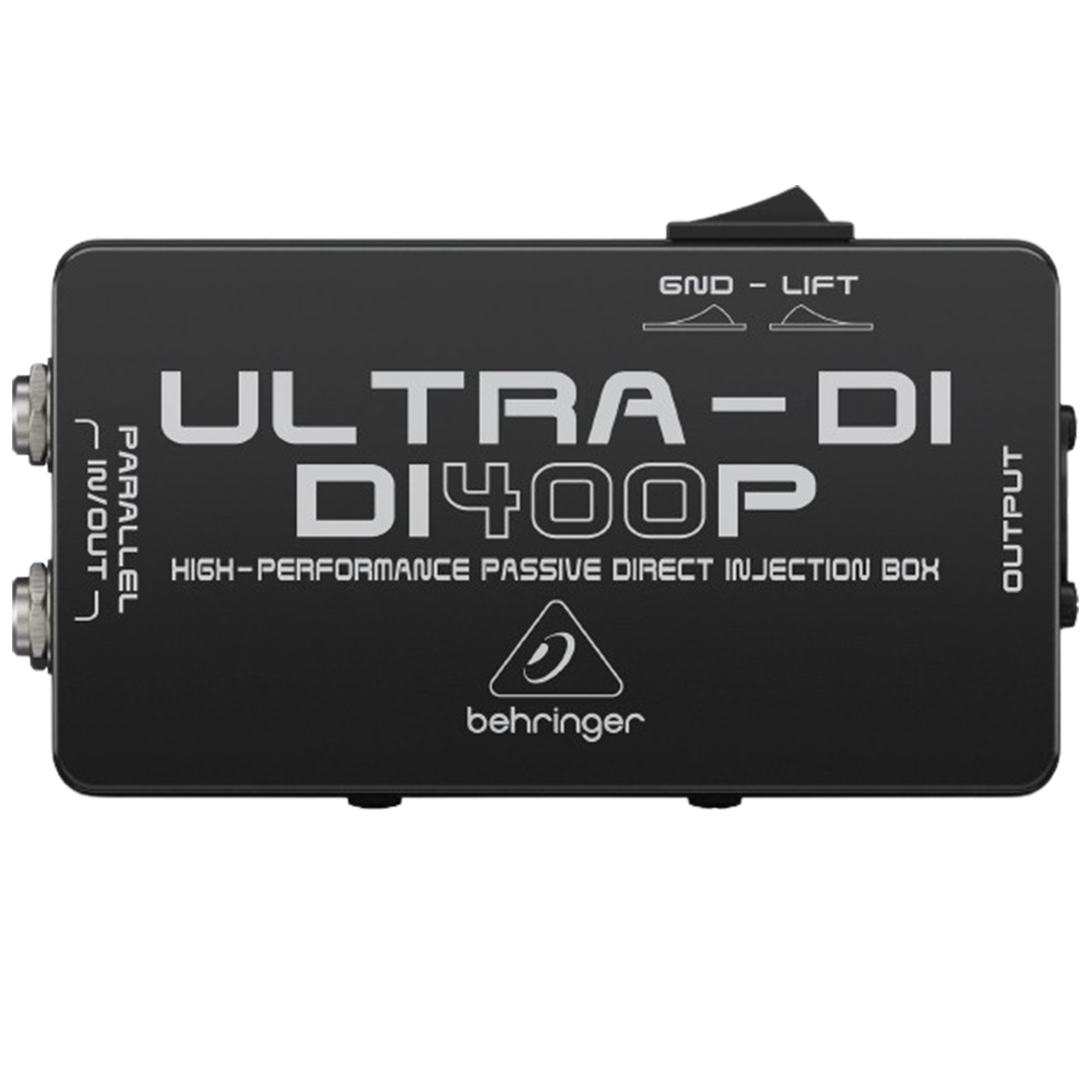 The Behringer Ultra-DI DI400P is a compact and robust passive DI box, ideal for bass players seeking a high-performance solution.