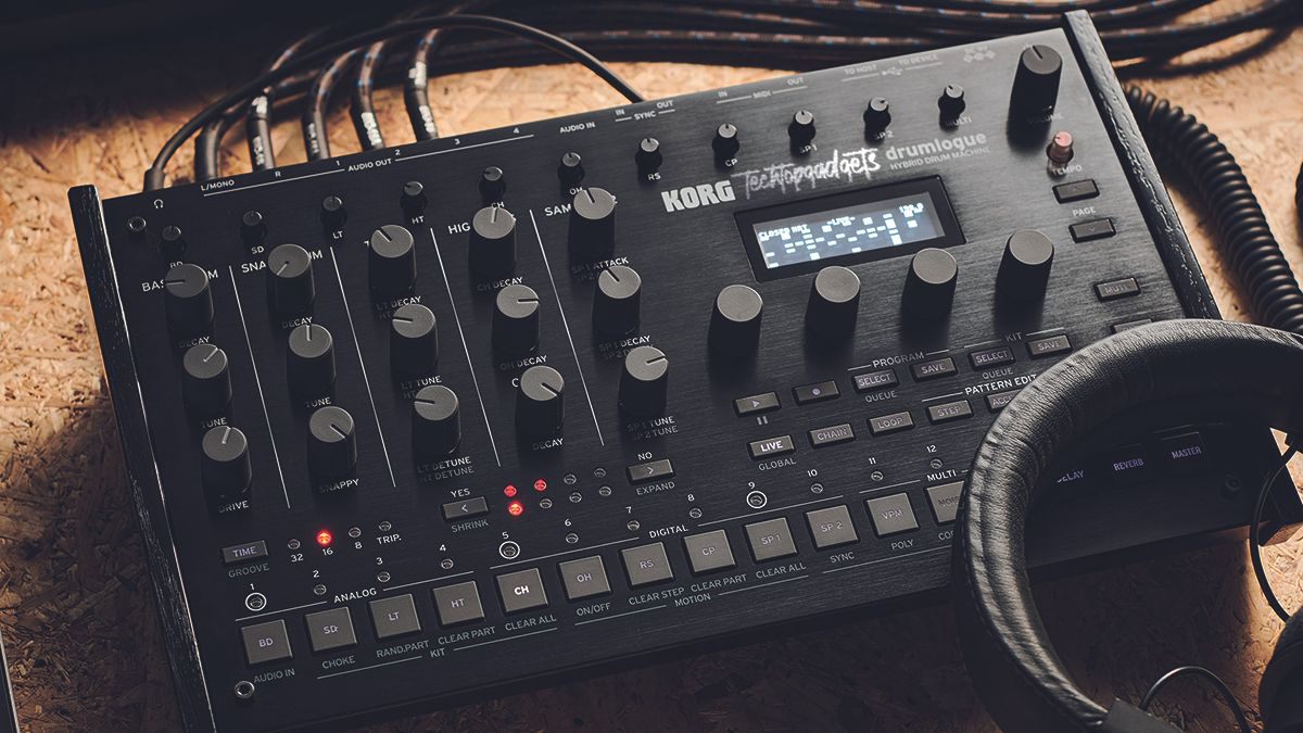 The Korg Drumlogue is a best drum machine for beginners, providing a blend of analog and digital sounds with a hands-on interface perfect for desktop studios.