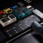 An extensive guitar pedalboard setup showcasing a variety of effects, including candidates for the best phaser pedal, poised to deliver an array of sonic landscapes.
