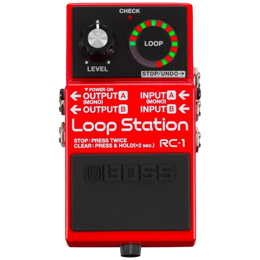 Regarded as one of the guitar pedals for beginners, the Boss RC-1 Loop Station offers intuitive controls and reliable performance, making it a staple on many pedalboards.