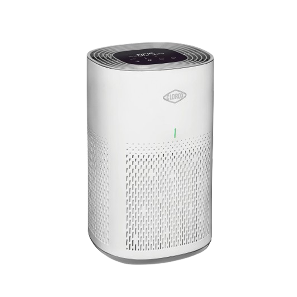 The Clorox Medium Room True HEPA air purifier, with its washable filters, is engineered to provide the best air purification for medium-sized spaces.