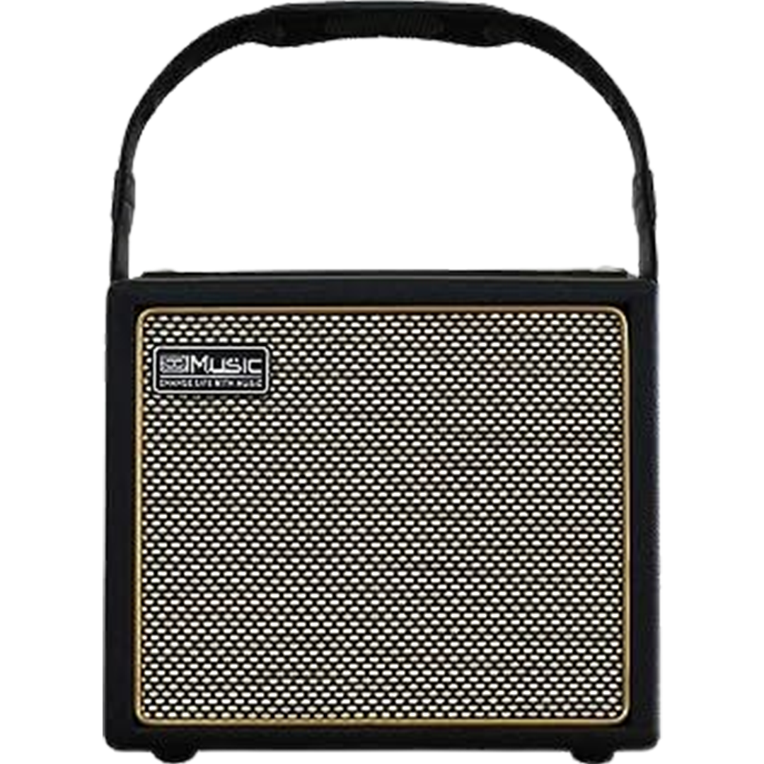 Small in size but big in sound, the Coolmusic BP Mini stands out as the best acoustic guitar amp for its compact design and crisp audio performance.