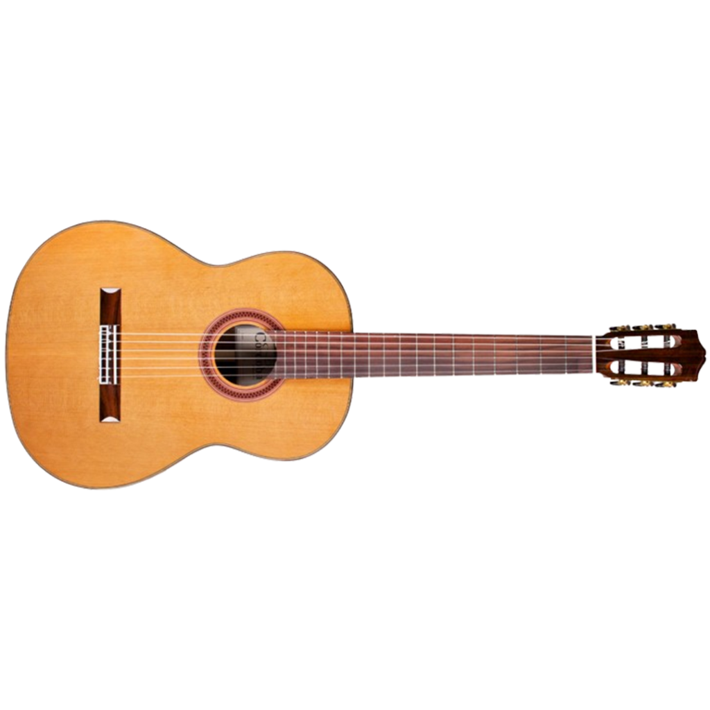 Cordoba C7 classical guitar, with its solid top and quality craftsmanship, offers an exceptional experience for beginners.