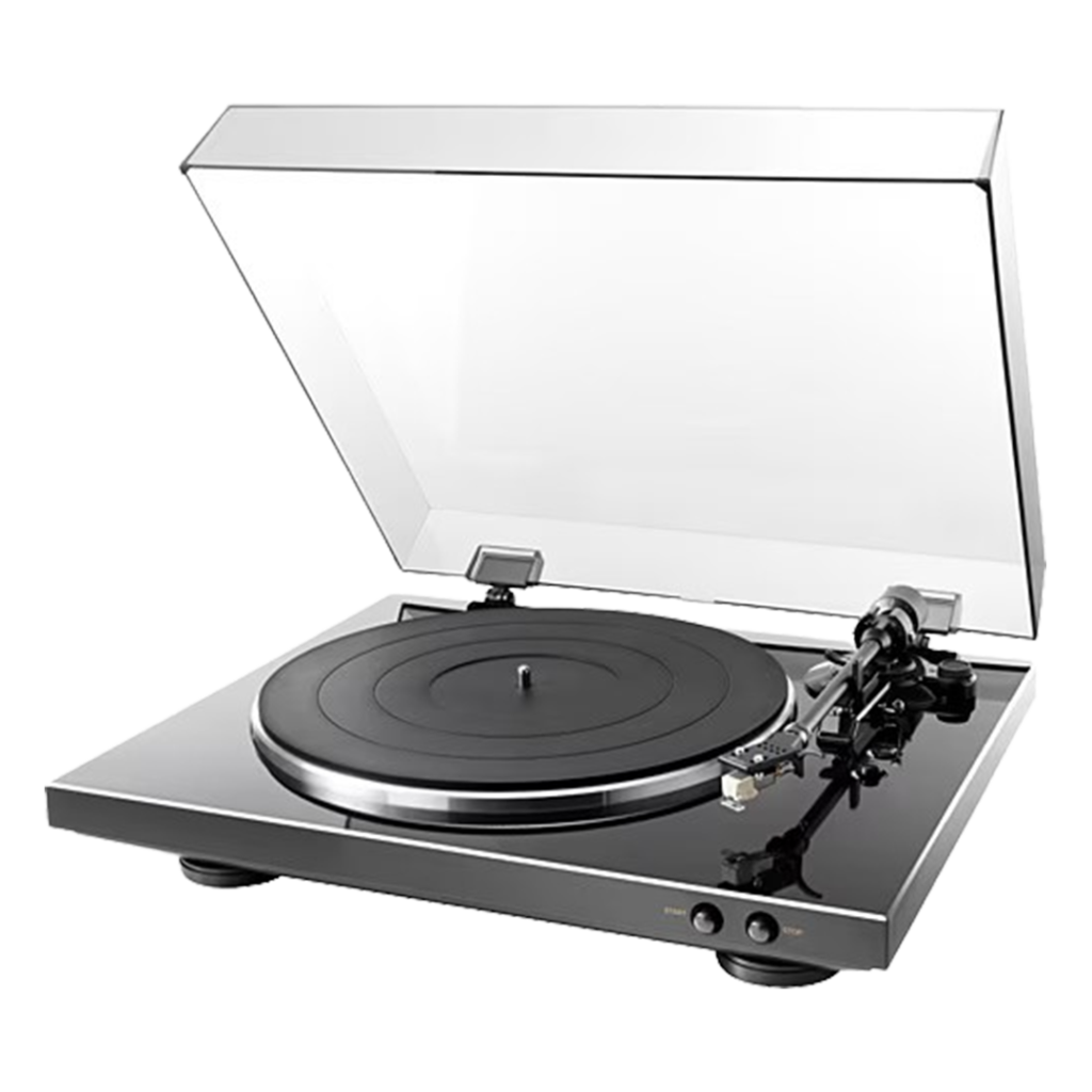 Best cheap turntable for vintage enthusiasts, the Denon DP-300F combines classic design with modern features.