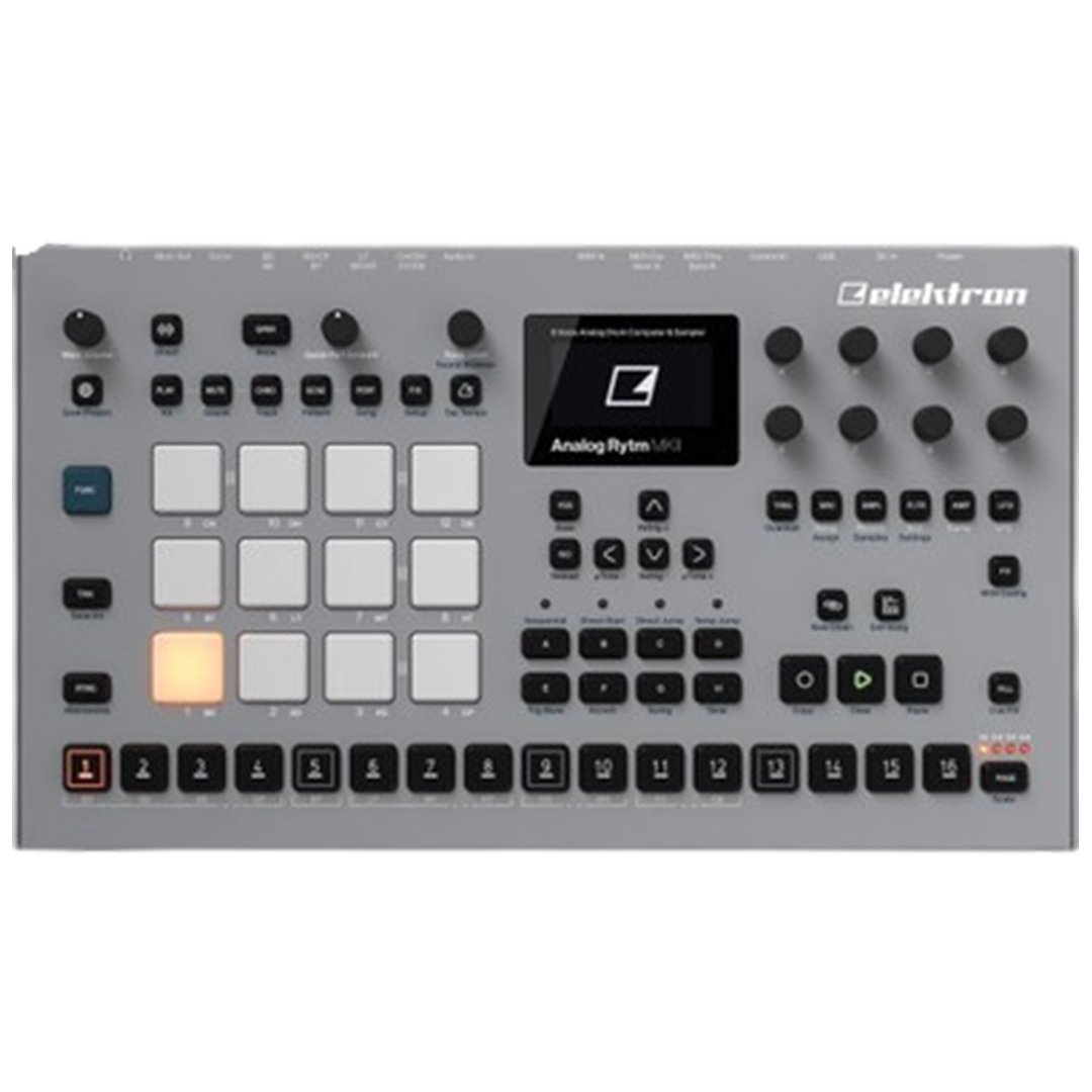 The Elektron Analog Rytm is the drum machine desiring complex rhythms, endowed with a robust build and versatile sound-shaping controls.
