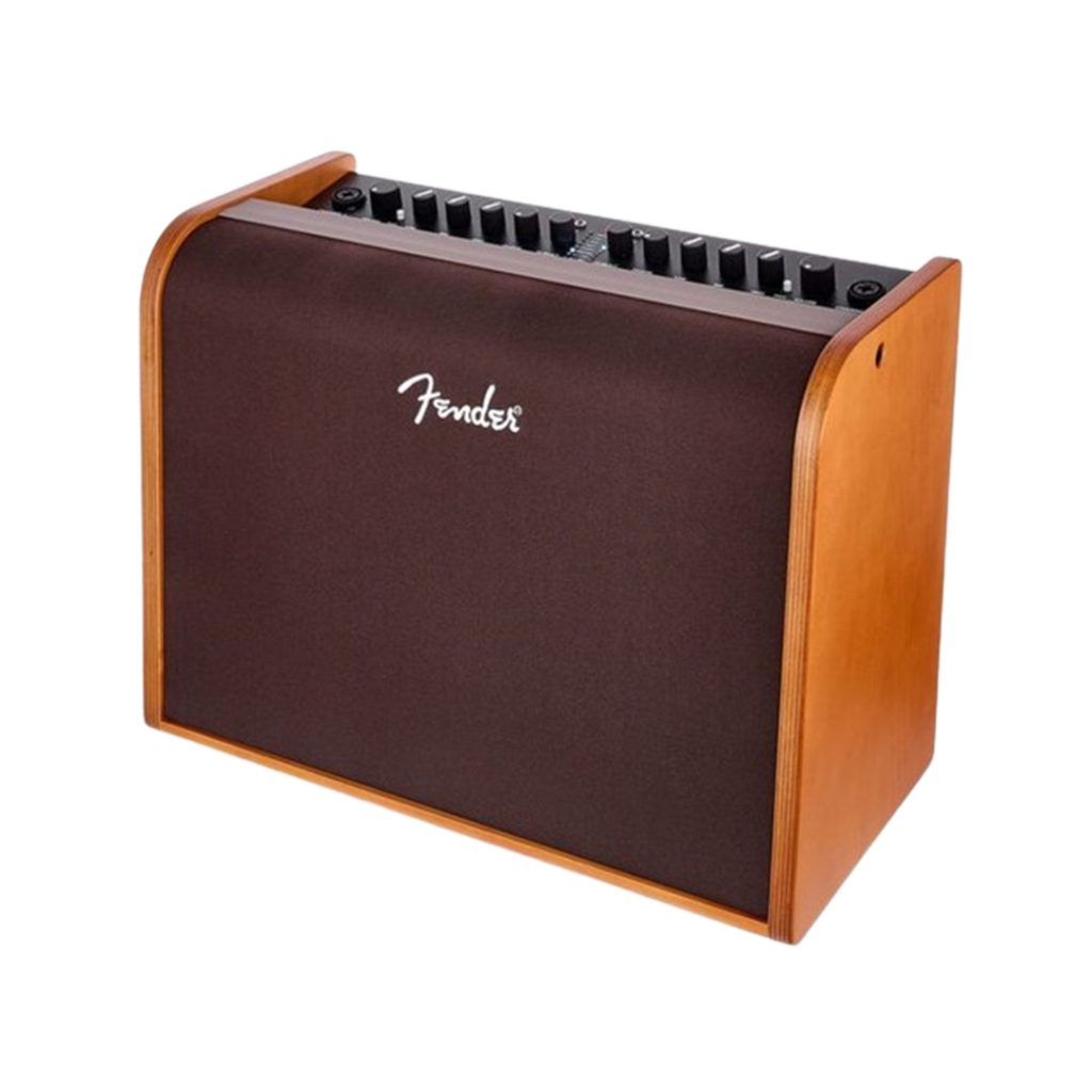 The Fender Acoustic 100 delivers rich, resonant tones, securing its status as one of the best acoustic guitar amps for serious players.