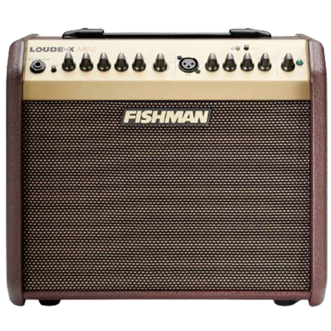 The Fishman Loudbox Mini BT is the best acoustic guitar amp for musicians looking for wireless connectivity and crisp, natural sound amplification.