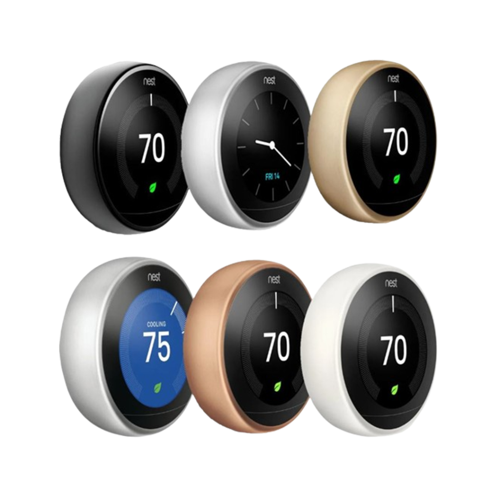 Google Nest Learning Thermostat - Revolutionize your heat pump usage with this best thermostat that adapts to your habits.