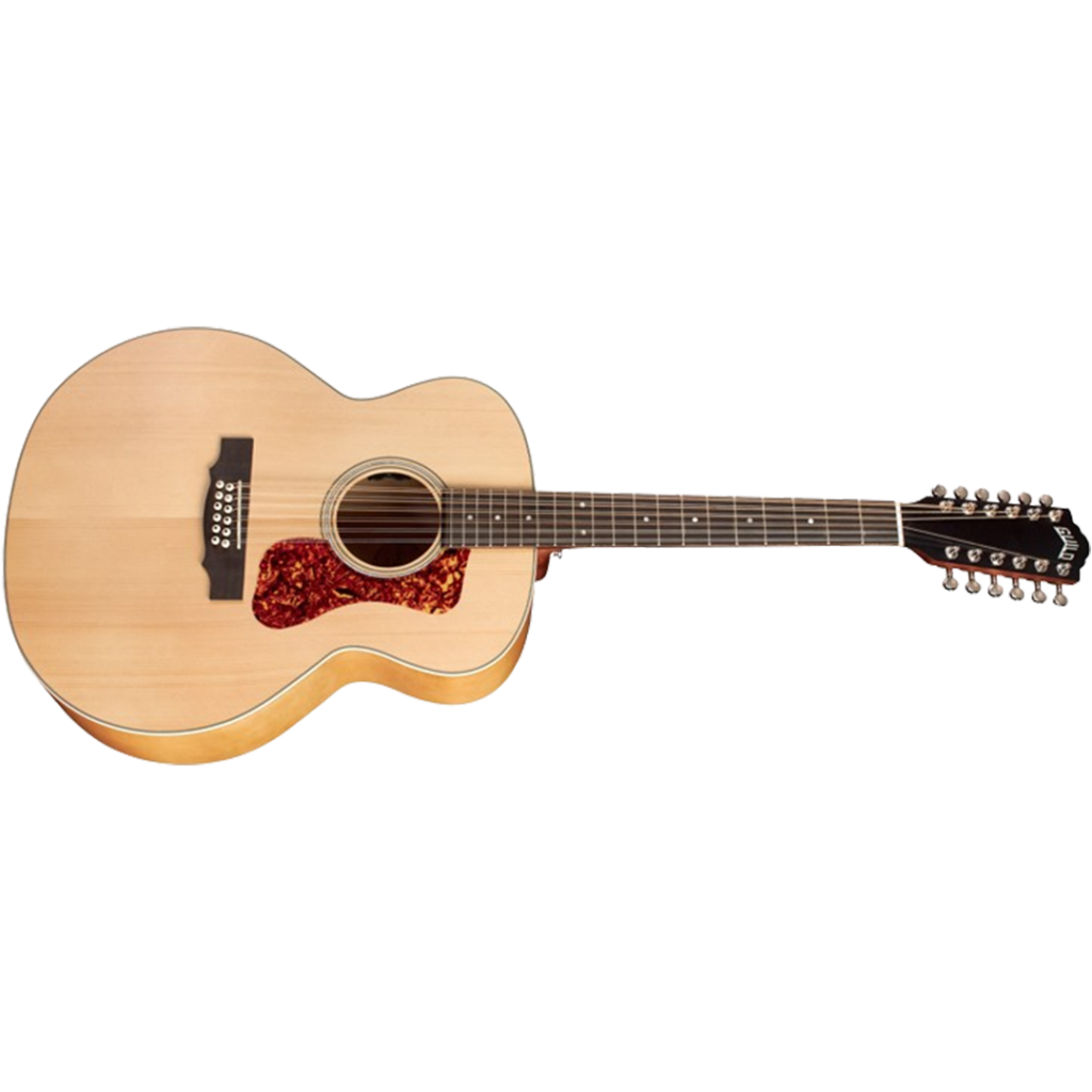 The Guild F-2512E Archback 12-String shines as the best acoustic electric guitar for those who seek a full, lush sound.