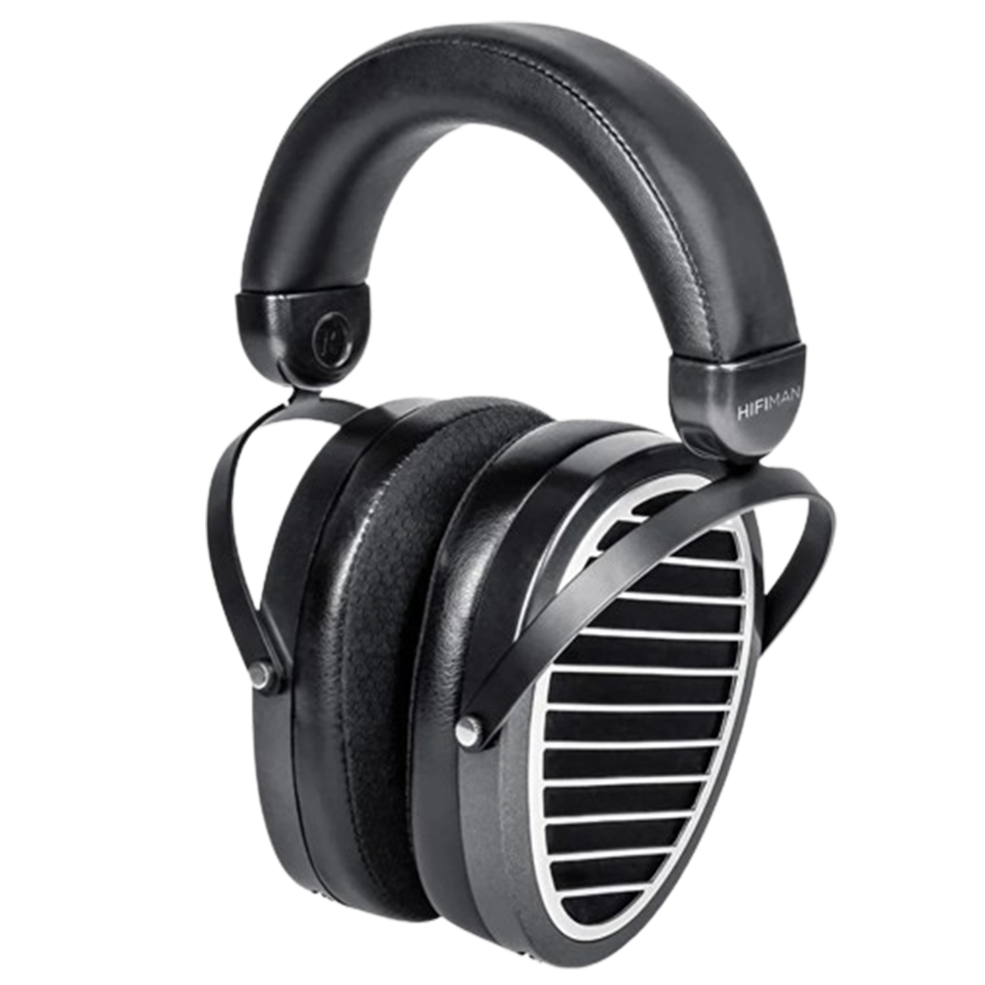 The HIFIMAN Edition XS, known as one of the best headphones for sound mixing, featuring planar magnetic drivers for detailed audio reproduction.