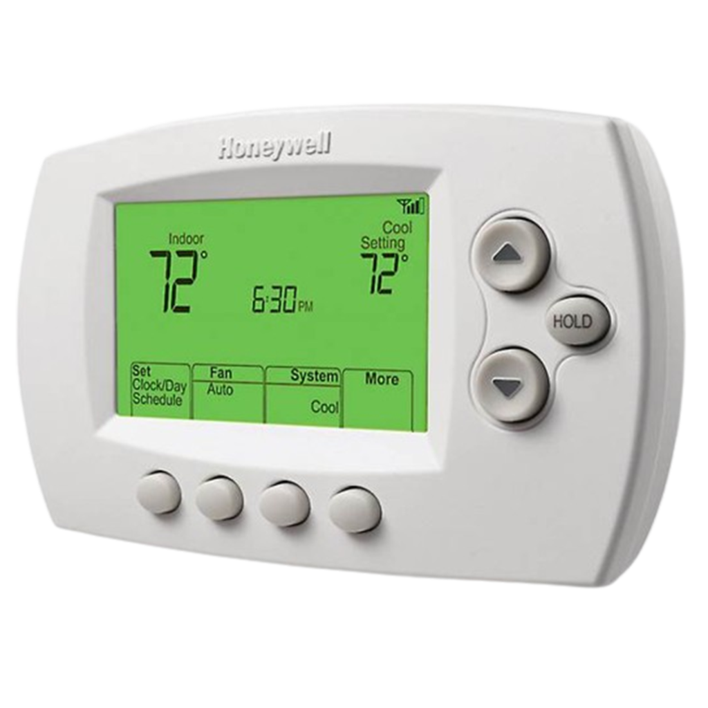 Honeywell Wi-Fi Programmable Thermostat, known for its connectivity and ease of use, is among the best thermostats for heat pumps.