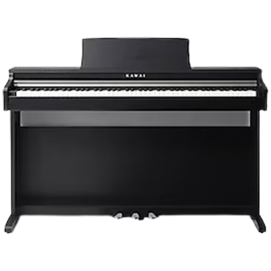 The Kawai KDP120, offering a sophisticated appearance and authentic piano touch, is a prized selection among the electric pianos for both practice and performance.