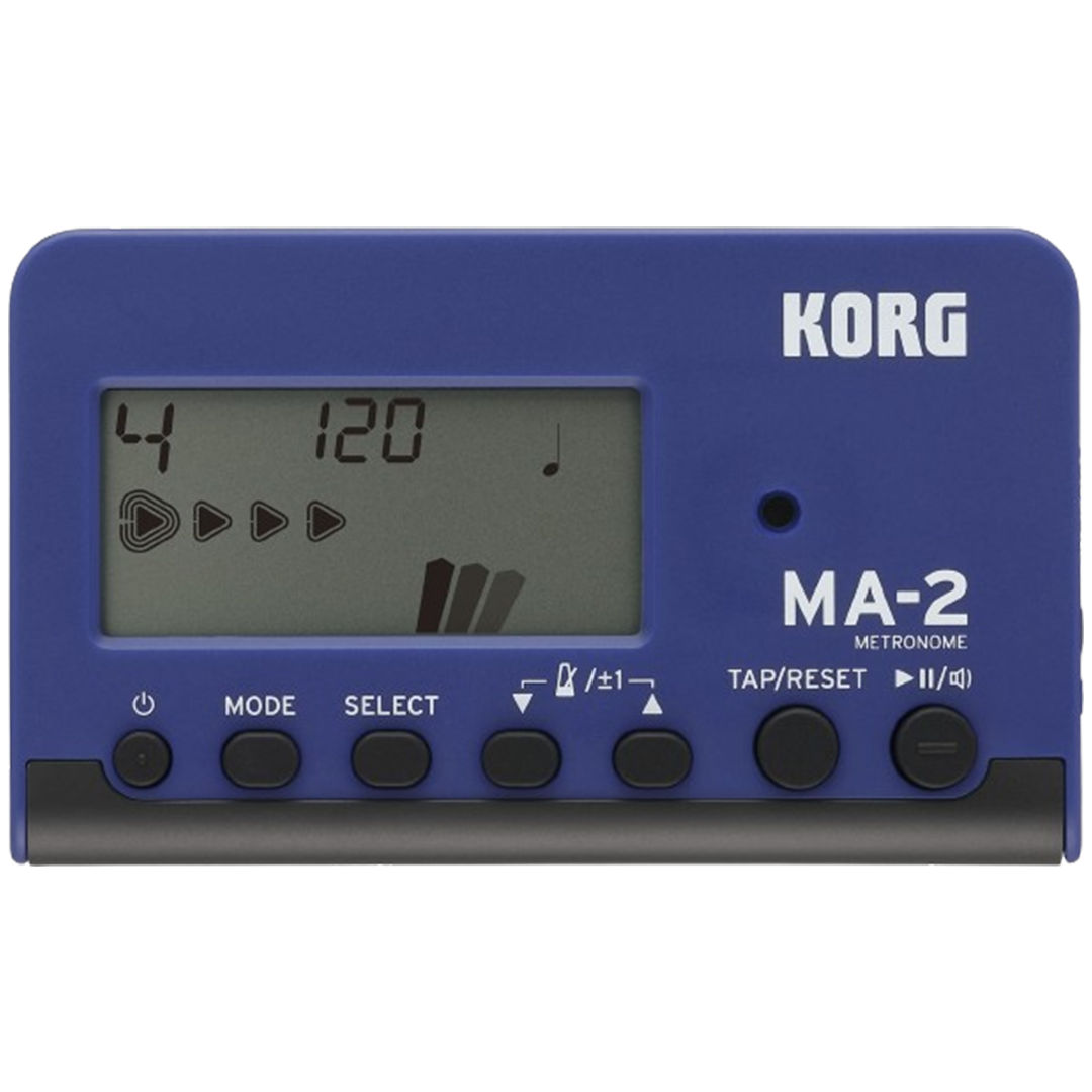 The Korg MA2 BLBK digital metronome stands out as the best metronome for guitar players, with its sleek design and precise beat settings.