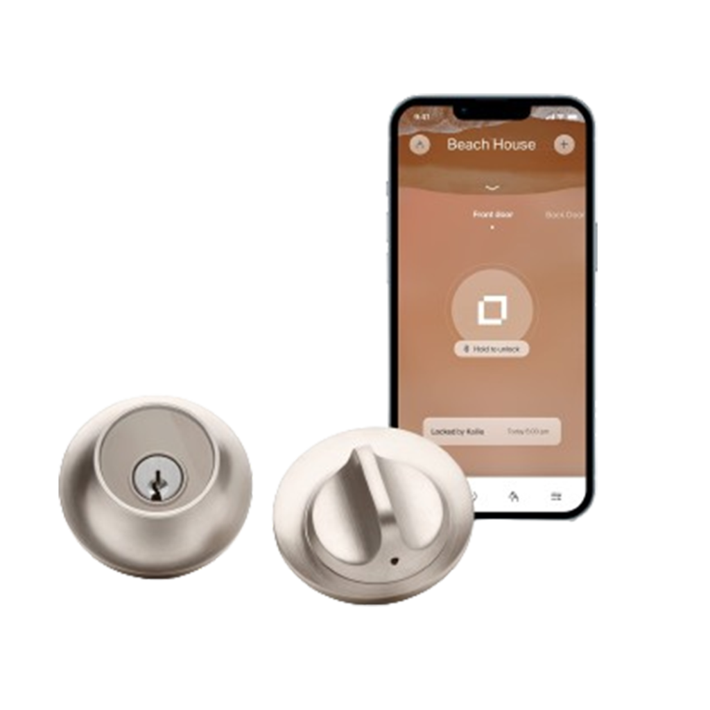 The Level Touch, known as the best Ring compatible smart lock, combines a traditional lock design with smart, touch-sensitive features for secure access.