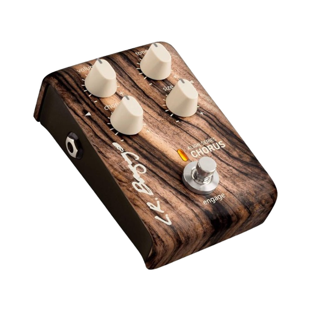 The LR Baggs Align Chorus Pedal is praised as the best acoustic guitar pedal for those who wish to enrich their sound with chorus effects.