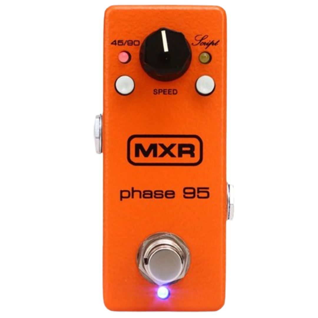 The MXR Phase 95 is recognized as one of the pedals, offering versatile phasing effects to enhance the guitar's sound.