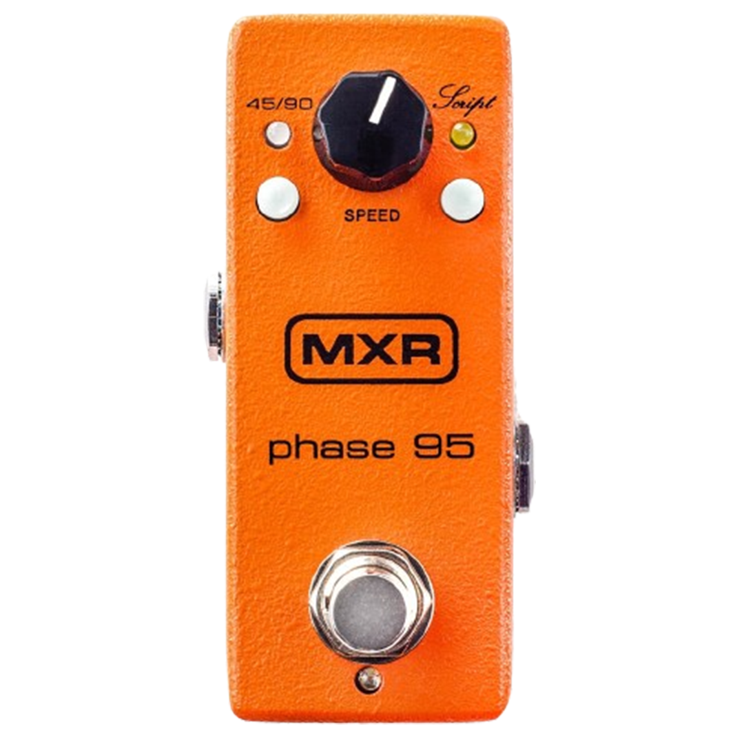 MXR's Phase 95, renowned for its small footprint and big sound, offers versatile phase settings and is a top pick for the phaser pedal in compact pedalboards.