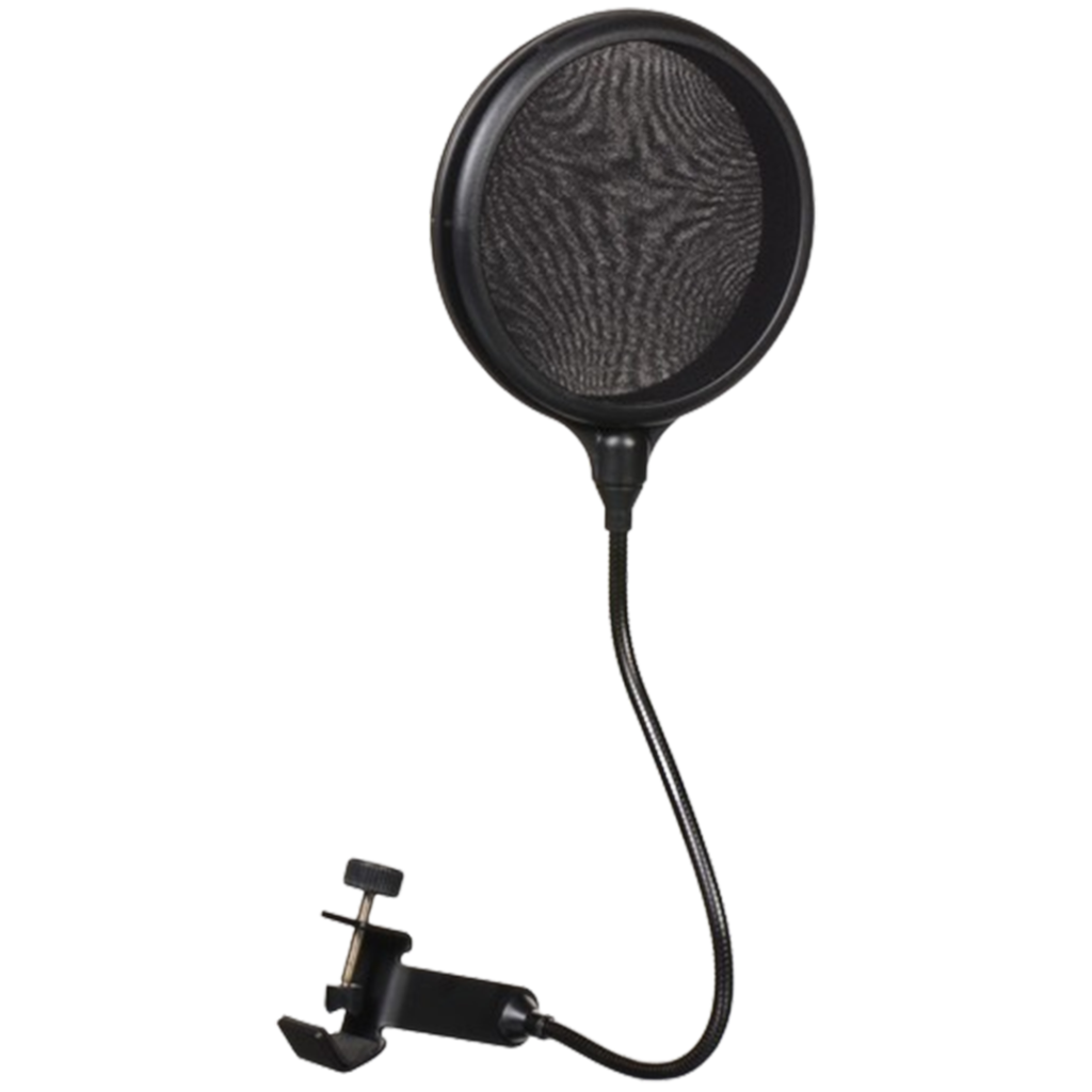 The On Stage ASFSS6-GB Pop Filter is a reliable accessory for any microphone setup, aimed at enhancing vocal recordings with its fine mesh layer.