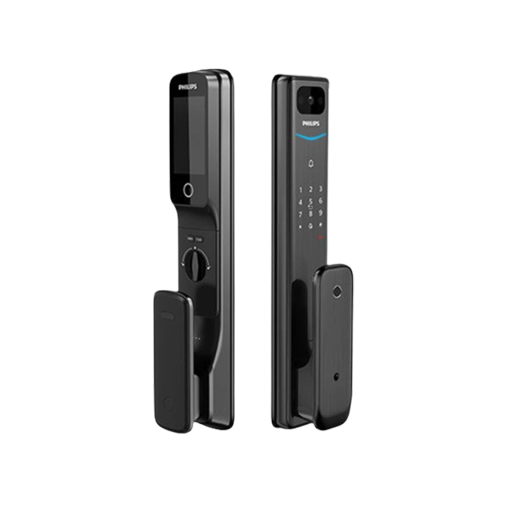 Philips Digital Lock Alpha VP-5HWS combines advanced locking mechanisms with camera surveillance, ranking it among the best smart locks with camera.