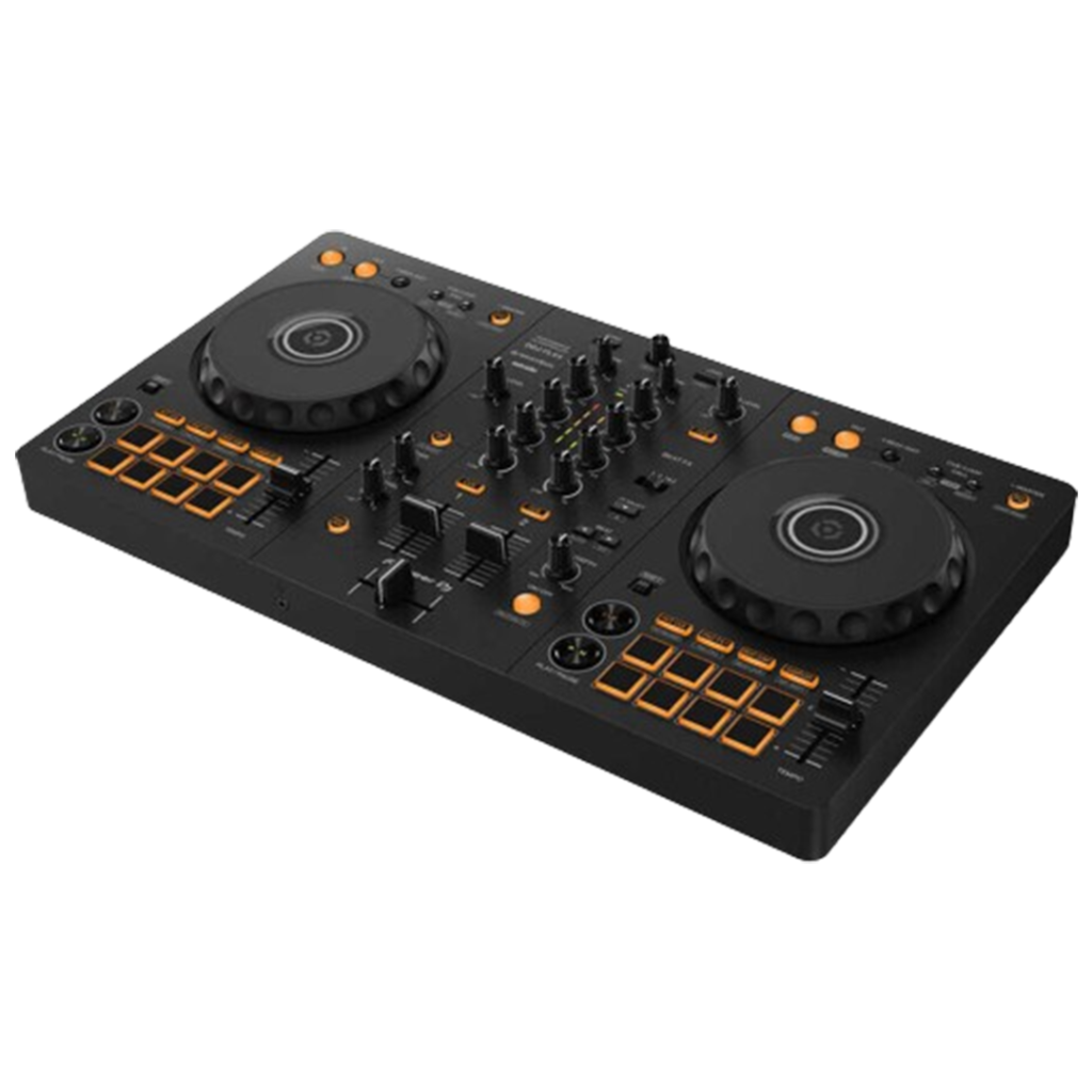 The Pioneer DJ DDJ-FLX4 controller provides a flexible and user-friendly experience for beginners.
