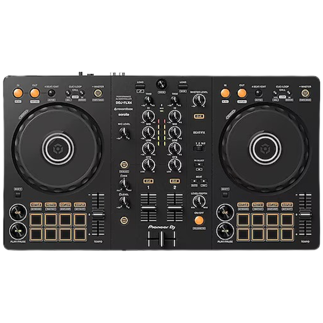 The Pioneer DJ DDJ-FLX4 stands out as the DJ controller for its intuitive design.
