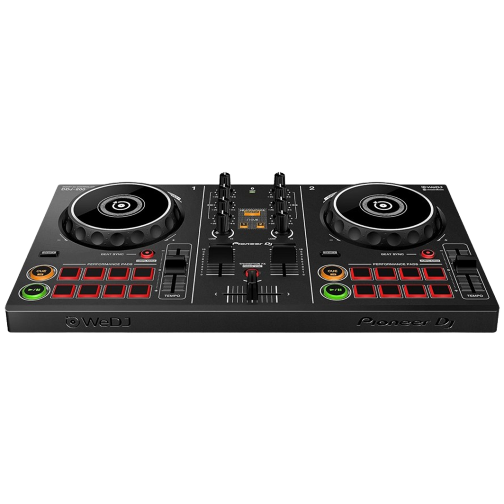 The Pioneer Electronics DDJ-200 offers smart features that make it the DJ controller for learning the basics.