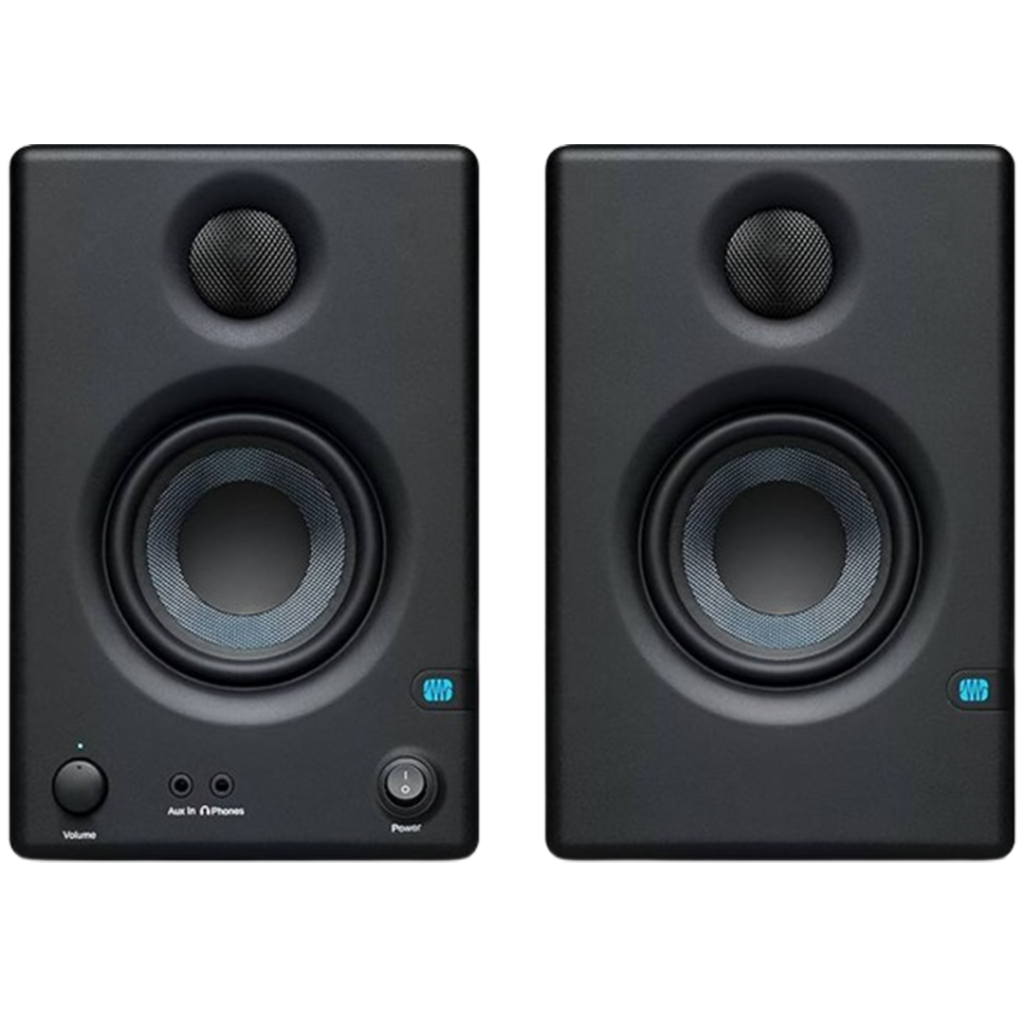 PreSonus Eris series studio monitors deliver exceptional audio clarity, making them one of the studio monitors for home studio enthusiasts.