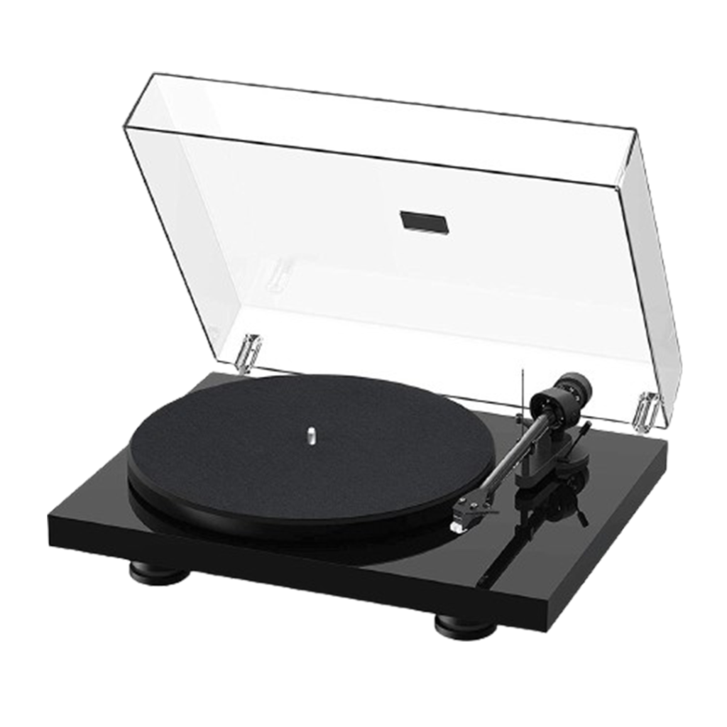 The Pro-Ject Debut Carbon EVO blends traditional design with contemporary features, hailed as one of the best cheap turntables.