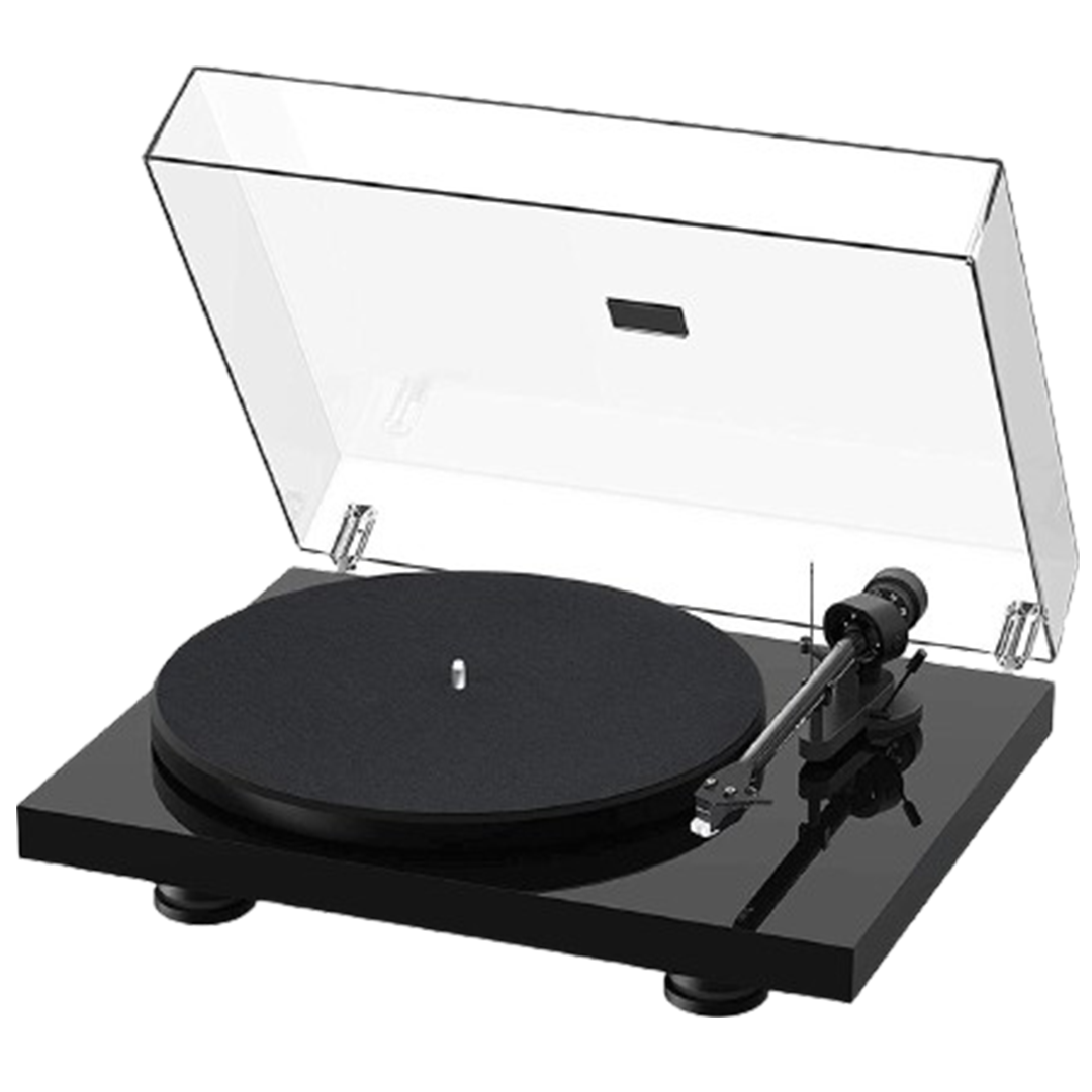 The elegant Pro-Ject Debut Carbon Evo, an affordable turntable that doesn't compromise on sound quality.