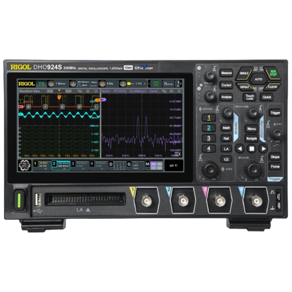 Rigol DH0802 oscilloscope, a blend of precision and simplicity, making it a solid starting point for aspiring technicians.