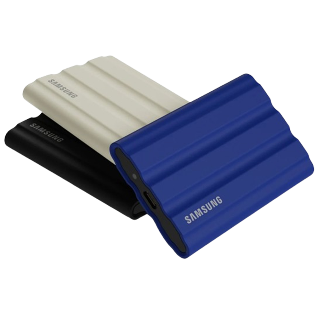 The Samsung T7 Touch Portable SSD, with its fingerprint security, provides fast and secure storage, a top pick for video editing external hard drives.