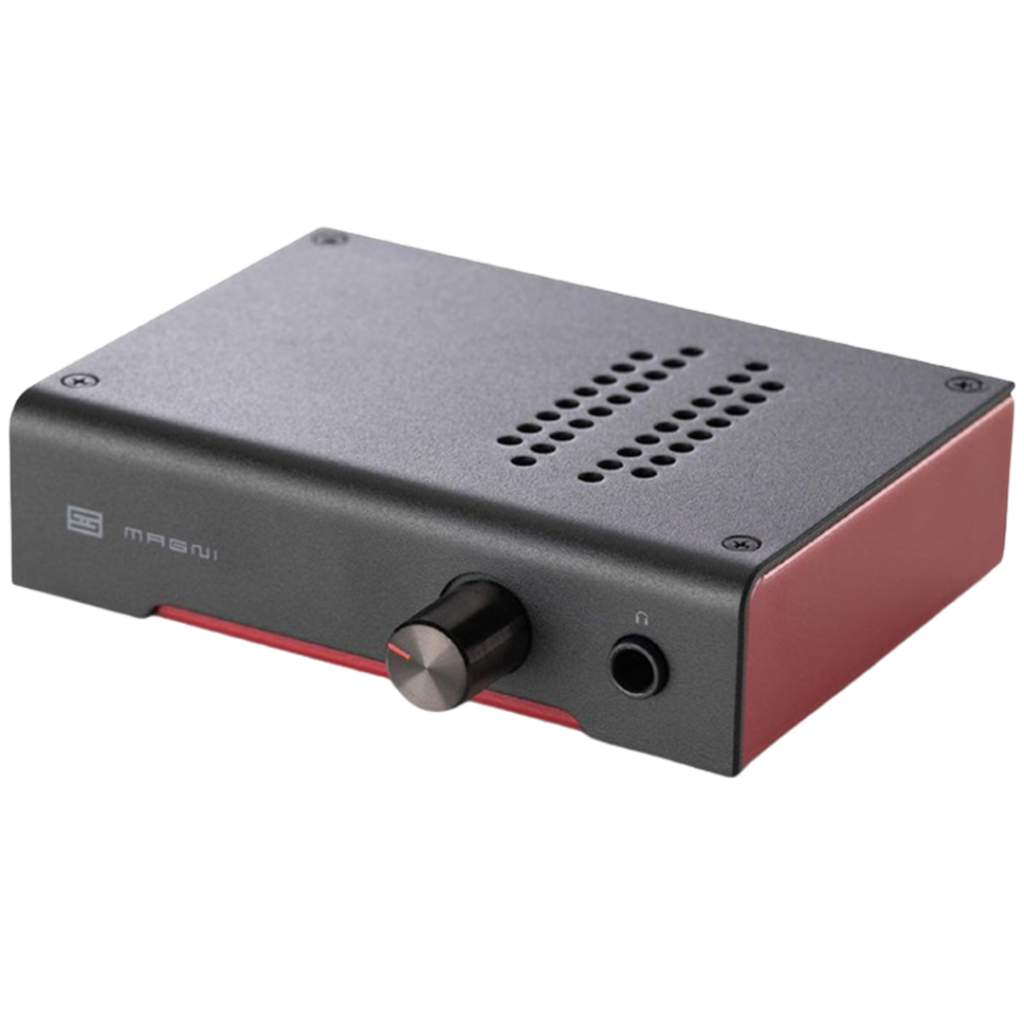 The Schiit Magni redefines the standards for the headphone amplifier with its robust build and crystal-clear audio reproduction.