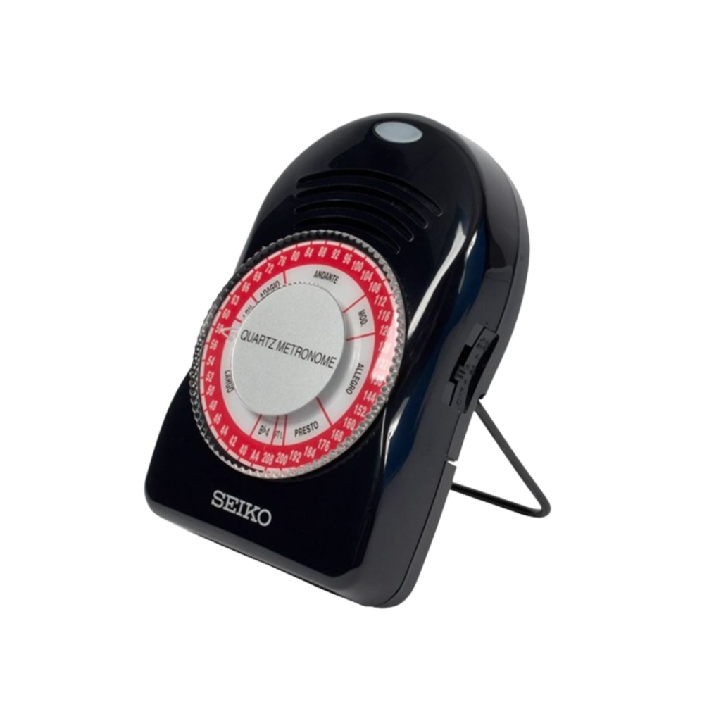 Seiko SQ50V Quartz Metronome, a classic and straightforward device, ideal for those who need the best metronome for guitar practice to improve their timing.