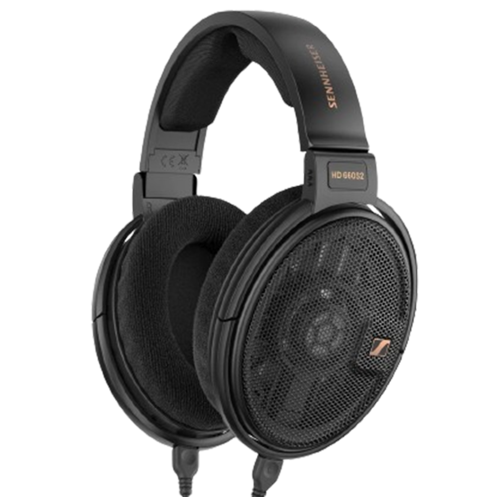 Sennheiser HD 650, headphones, acclaimed for their authenticity and exceptional soundstage.