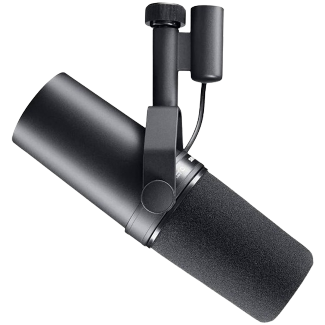 The Shure SM7B stands out as the USB microphone with its iconic design and superior sound isolation.
